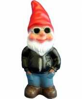 Tuinkabouter biker 35 cm