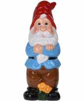 Tuinkabouter met bloemen 30 cm