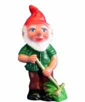 Tuinkabouter met hark 30 cm