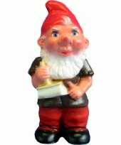 Tuinkabouter met verfkwast 27 cm